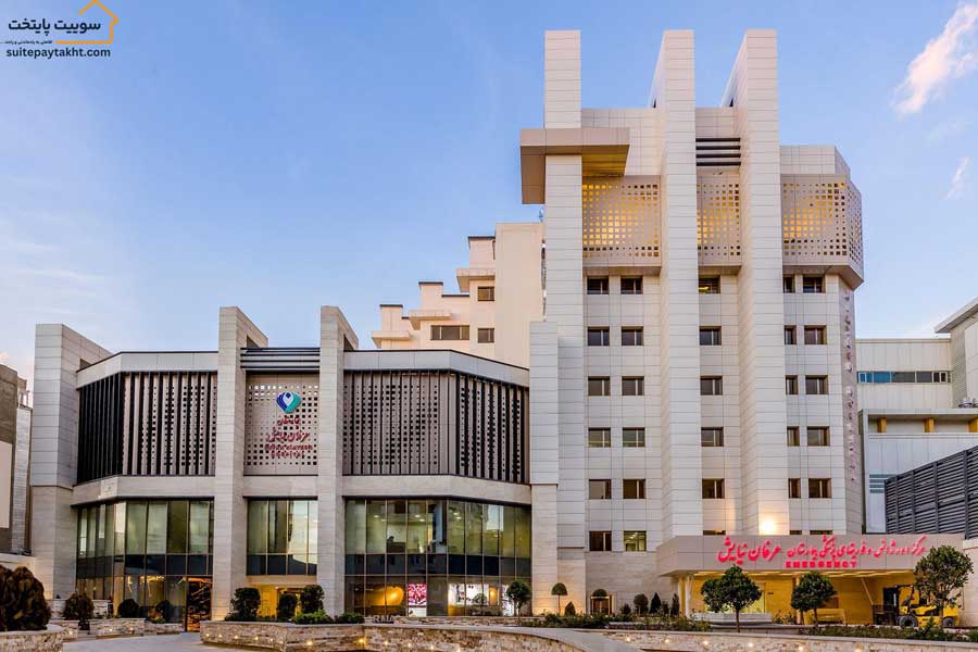 هتل نزدیک بیمارستان عرفان نیایش